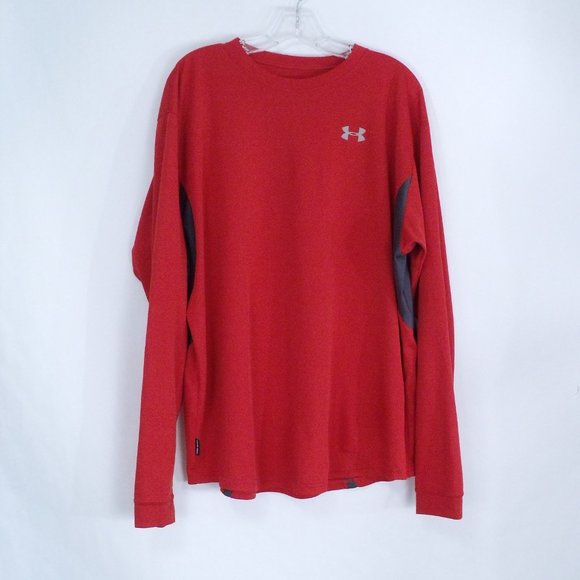 Under Armour Other - Under Armour Mens Red Long Sleeve Shirt L